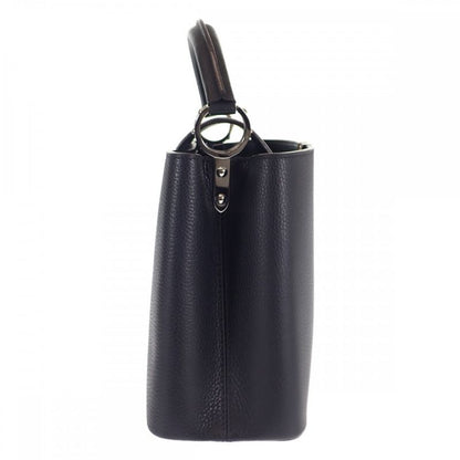 Louis Vuitton Capucines PM M42242 2WAY Bag Handbag Taurillon Leather Noir Black