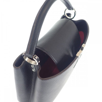 Louis Vuitton Capucines PM M42242 2WAY Bag Handbag Taurillon Leather Noir Black