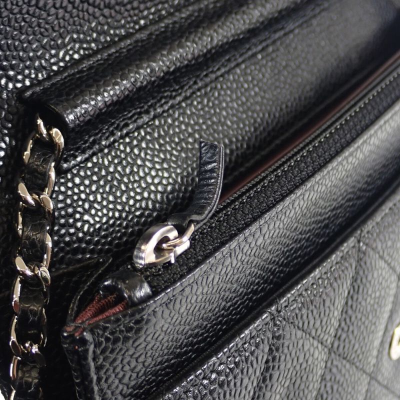 Chanel Matelasse Classic Chain Wallet Coco Mark A33814_y01864_c3906 Long Wallet