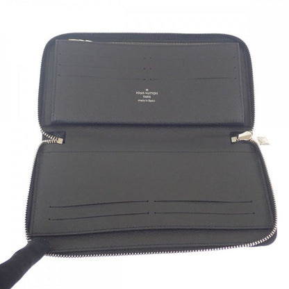 Louis Vuitton Zippy Organizer NM N60111 Damier Graphite Long Wallet Black Men's