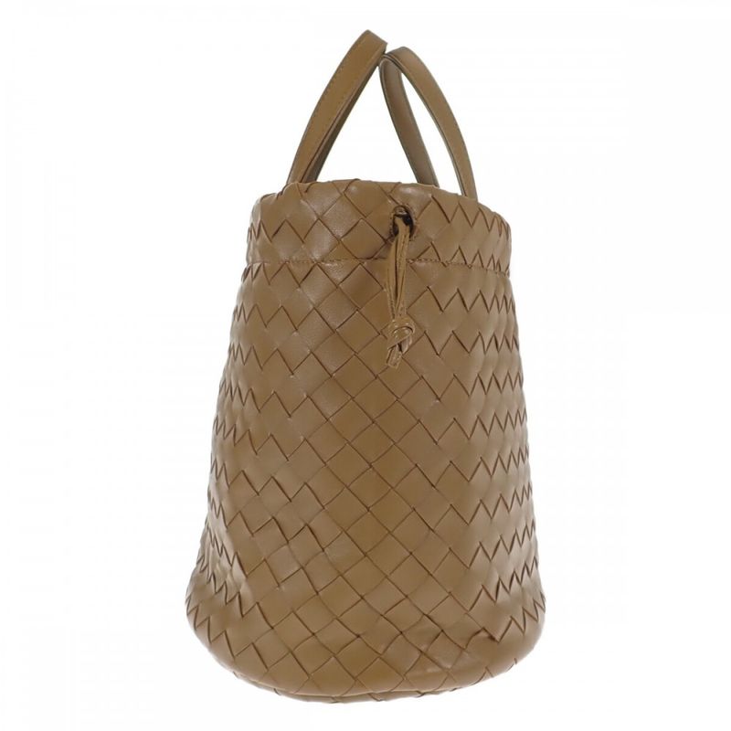 Bottega Veneta Small Castello 753067vcpp17746 Shoulder Bag Lambskin Acorn Khaki