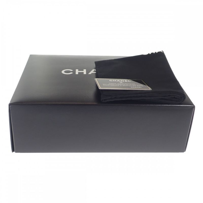 Chanel Classic Small Shoulder Bag Caviar Skin Black Gold Hardware Women's