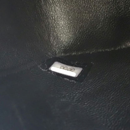 Chanel Classic Small Shoulder Bag Caviar Skin Black Gold Hardware Women's