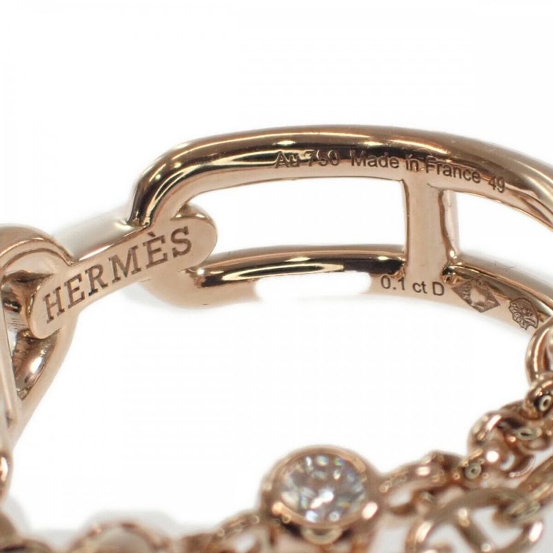 Hermes Chaine D'ancre Chaos H222627b_00049 Ring 18K Pink Gold Pink Gold #9