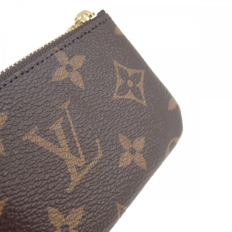Louis Vuitton Pochette - Cles M62650 Monogram Coin Case Brown Ladies [S Rank