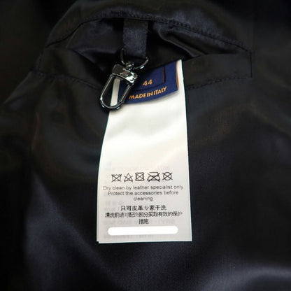 Louis Vuitton Embossed Jacket 1a9gos Monogram Blouson Lambskin Wool Noir Black