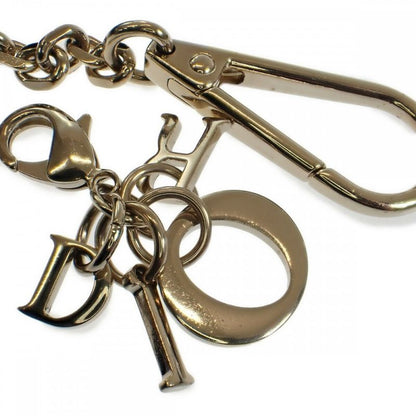 Christian DIOR Key Case Lady Dior Coin Case Lambskin Sage Green Gold Hardware