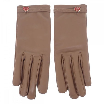 Hermes Dreamlove Gloves Gloves Anjomiro Etoupe Size 7 Women's [AB Rank]