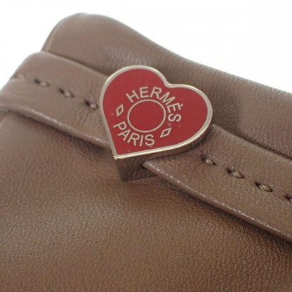 Hermes Dreamlove Gloves Gloves Anjomiro Etoupe Size 7 Women's [AB Rank]