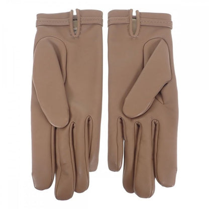 Hermes Dreamlove Gloves Gloves Anjomiro Etoupe Size 7 Women's [AB Rank]