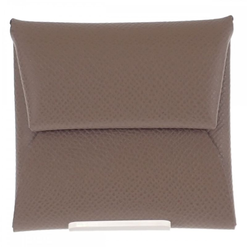 Hermes Bastia Coin Case Vaux Epson Etoupe Beige Ladies Gift Classy Cute Unused