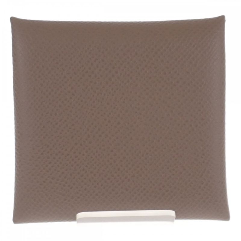 Hermes Bastia Coin Case Vaux Epson Etoupe Beige Ladies Gift Classy Cute Unused