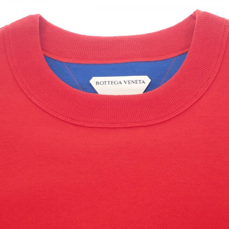 Bottega Veneta Double Layer Size S 661788_v16e0 Short Sleeve T-shirt Cotton Red