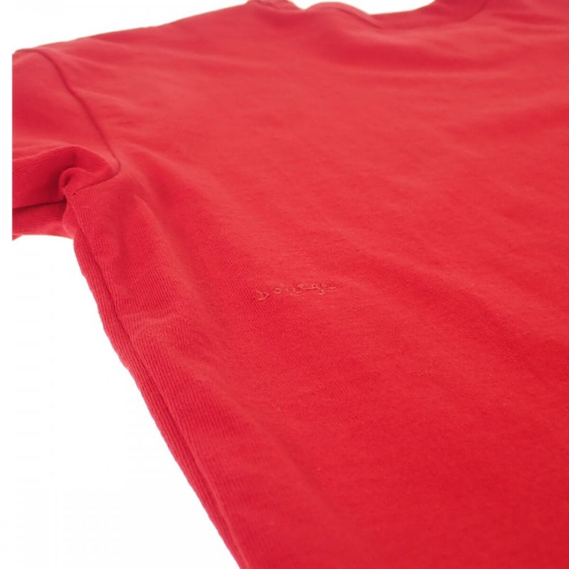 Bottega Veneta Double Layer Size S 661788_v16e0 Short Sleeve T-shirt Cotton Red