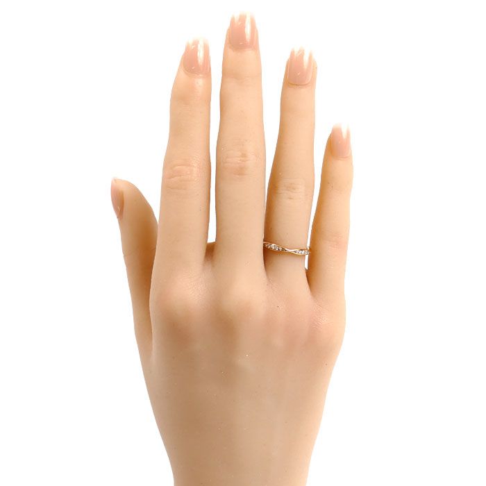 Chanel 18K Pink Gold Pink Gold Camellia Ring J10836 Diamond #8 48 2.4g Ladies