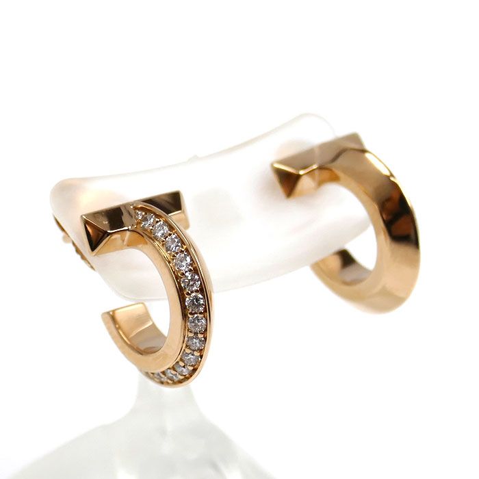 Tiffany & Co Tiffany & Co 18K Pink Gold Pink Gold T One Hoop Earrings 69782981