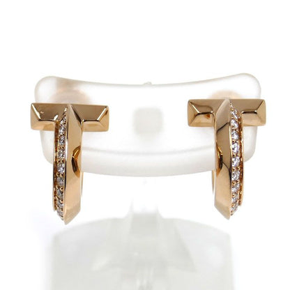 Tiffany & Co Tiffany & Co 18K Pink Gold Pink Gold T One Hoop Earrings 69782981