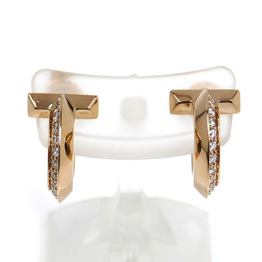 Tiffany & Co Tiffany & Co 18K Pink Gold Pink Gold T One Hoop Earrings 69782981