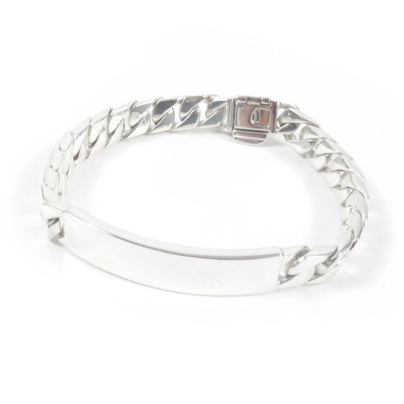 Tiffany & Co Vintage Idbracelet Kihei Chain Accessory Sv925 Silver Weight 53g