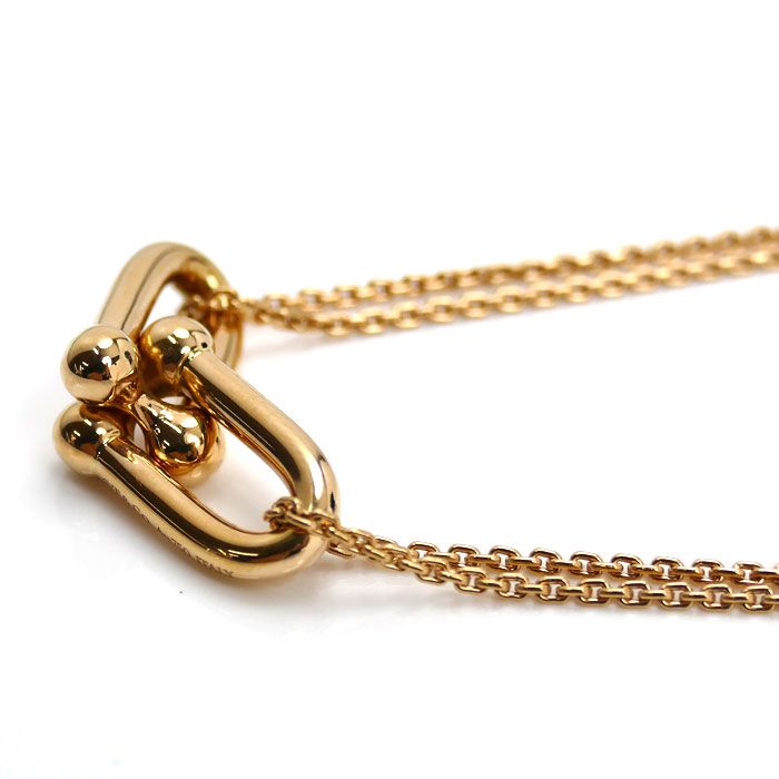 Tiffany & Co Tiffany & Co 18K Pink Gold Pink Gold Hardware Double Link Large