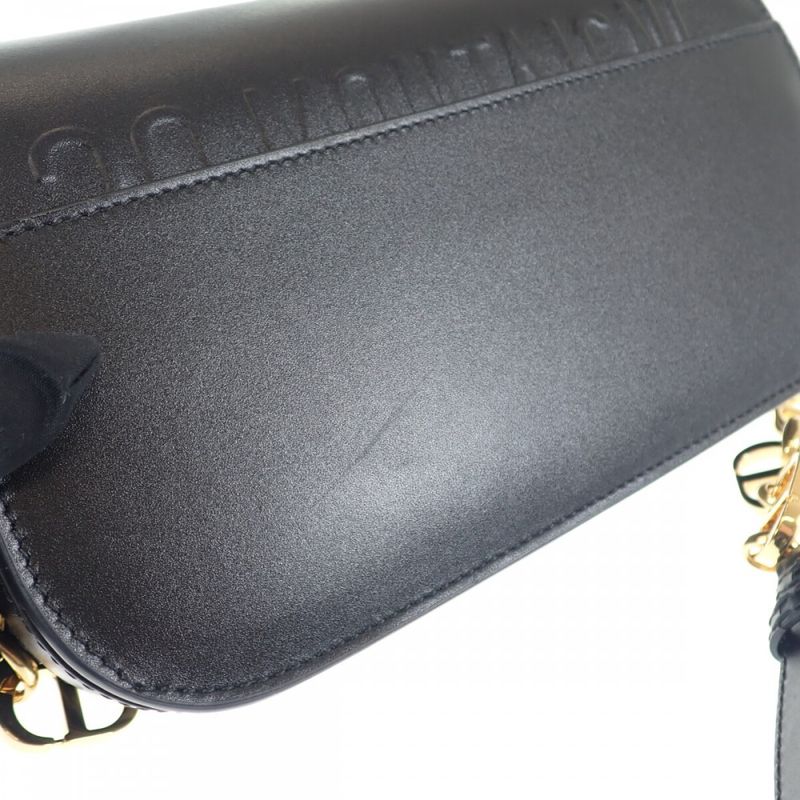 Dior 30 Montaigne Avenue Bag Small M9261umoa_m900 Shoulder Bag Calf Black Gold