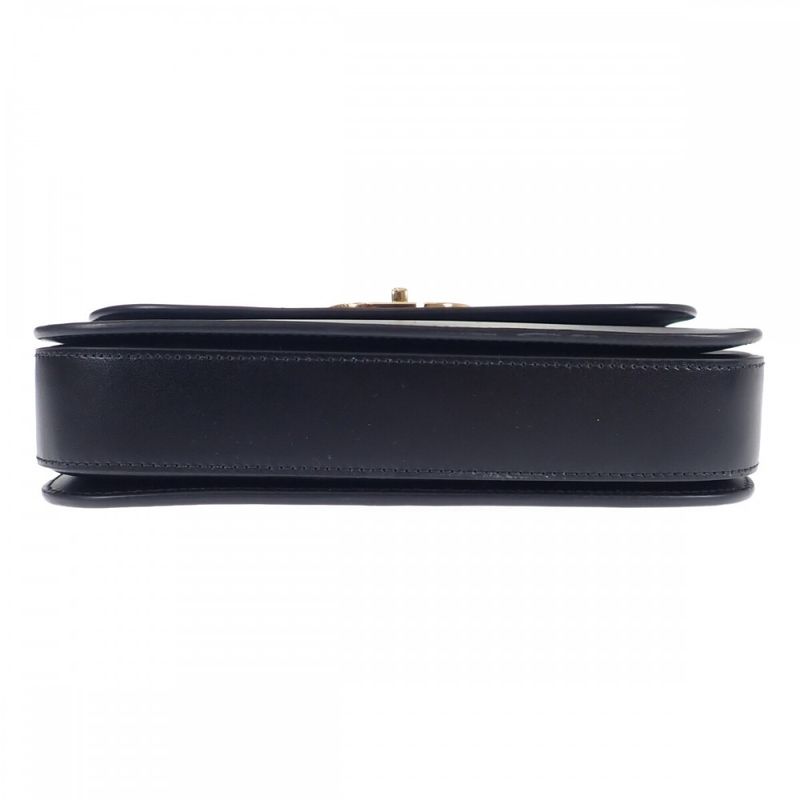 Dior 30 Montaigne Avenue Bag Small M9261umoa_m900 Shoulder Bag Calf Black Gold