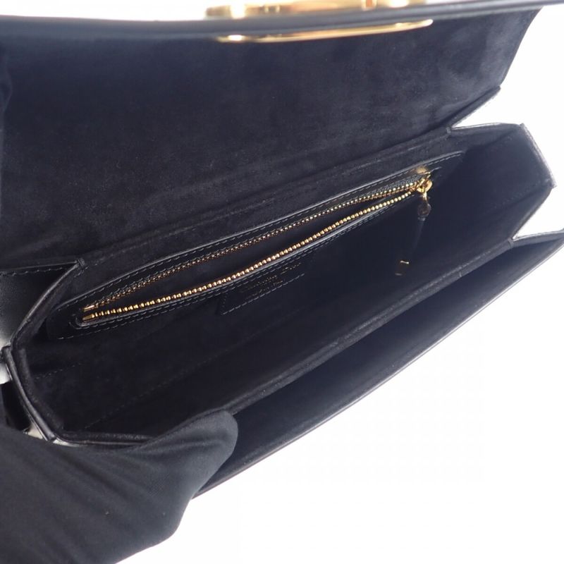 Dior 30 Montaigne Avenue Bag Small M9261umoa_m900 Shoulder Bag Calf Black Gold
