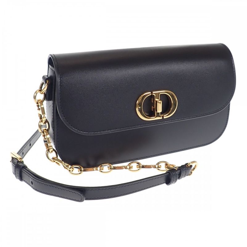 Dior 30 Montaigne Avenue Bag Small M9261umoa_m900 Shoulder Bag Calf Black Gold