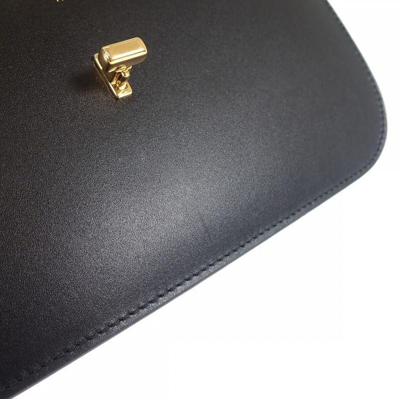 Dior 30 Montaigne Avenue Bag Small M9261umoa_m900 Shoulder Bag Calf Black Gold