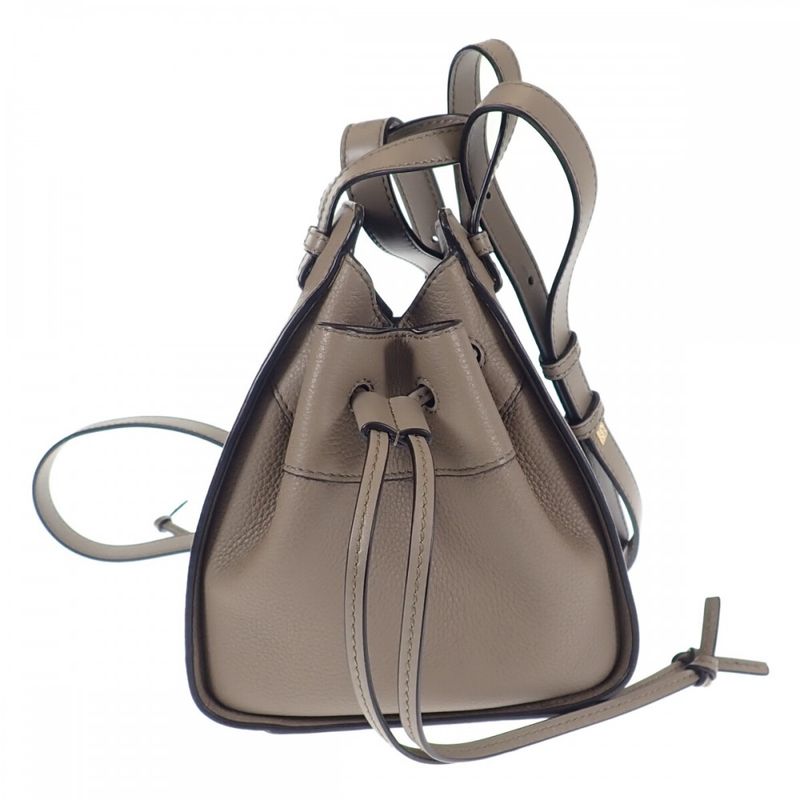 Loewe Hammock Drawstring Ring Mini A538v07x15 2WAY Bag Handbag Soft Grain