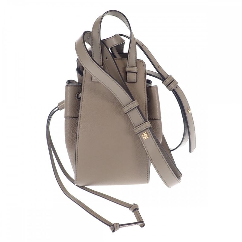 Loewe Hammock Drawstring Ring Mini A538v07x15 2WAY Bag Handbag Soft Grain