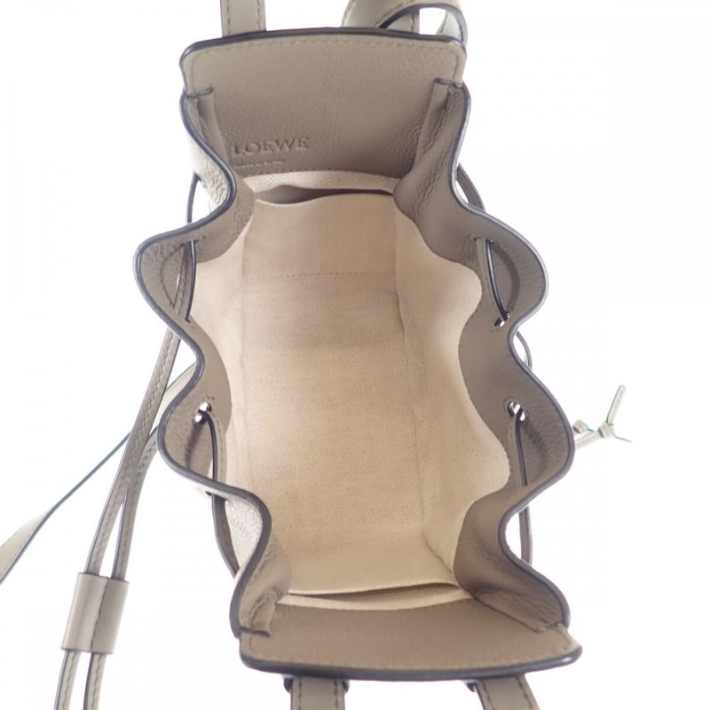 Loewe Hammock Drawstring Ring Mini A538v07x15 2WAY Bag Handbag Soft Grain