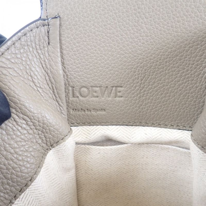 Loewe Hammock Drawstring Ring Mini A538v07x15 2WAY Bag Handbag Soft Grain