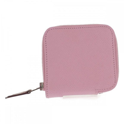 Hermes Azap Compact Mini Coin Case Vaux Epson Mauve Sylvestre Pink Ladies [AB