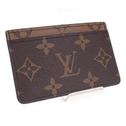Louis Vuitton Portefeuille-saample M69161 Monogram Card Case Brown Ladies