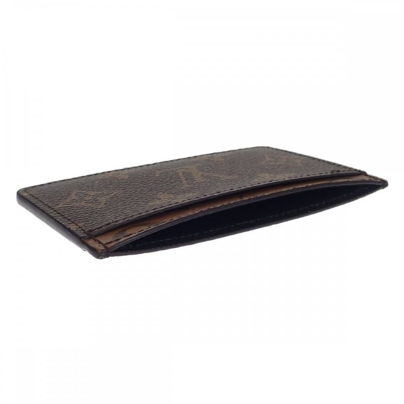 Louis Vuitton Portefeuille-saample M69161 Monogram Card Case Brown Ladies