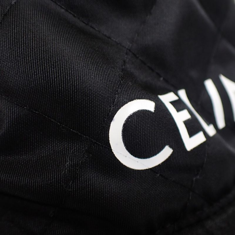 Celine Bucket M 2aub0930c.38no Hat Nylon Black Men's Women's [AB Rank]