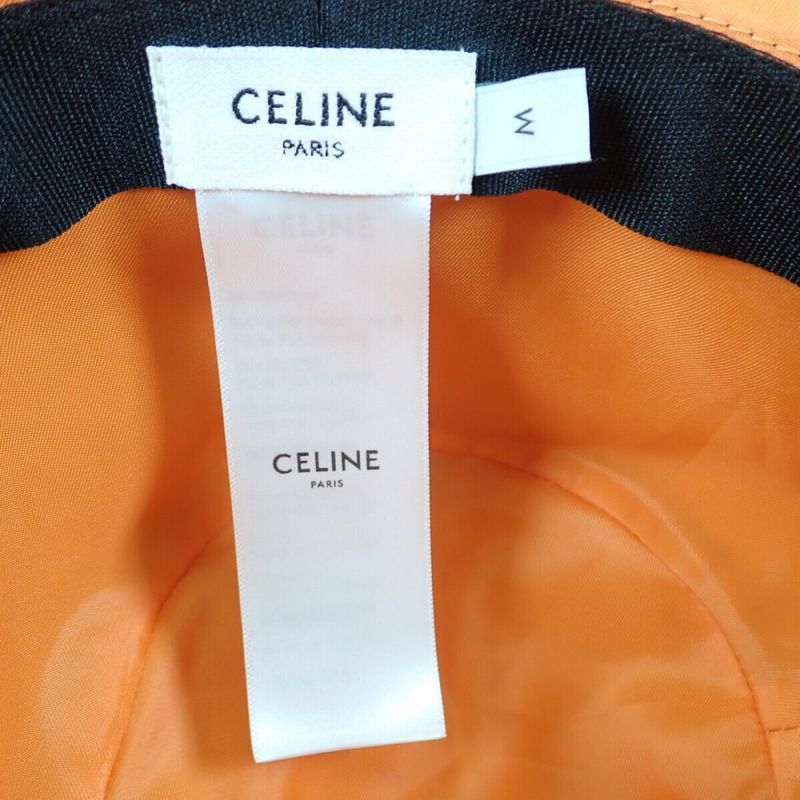 Celine Bucket M 2aub0930c.38no Hat Nylon Black Men's Women's [AB Rank]