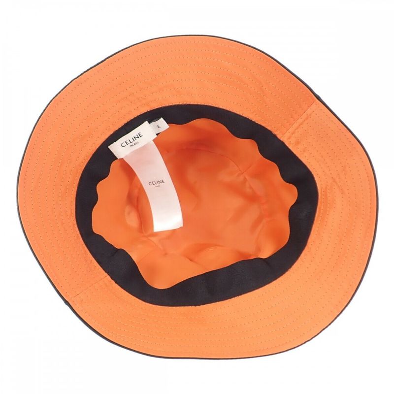 Celine Bucket M 2aub0930c.38no Hat Nylon Black Men's Women's [AB Rank]