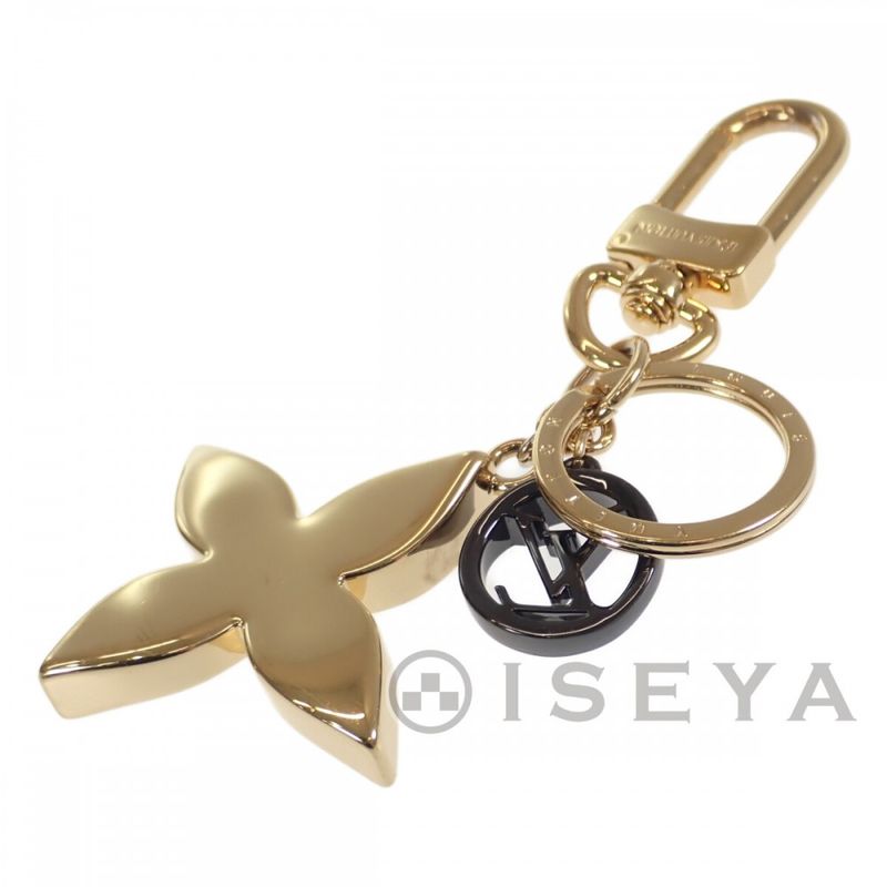 Louis Vuitton Porte Cles Blossom Dream M00355 Key Holder Gold Ladies [AB Rank