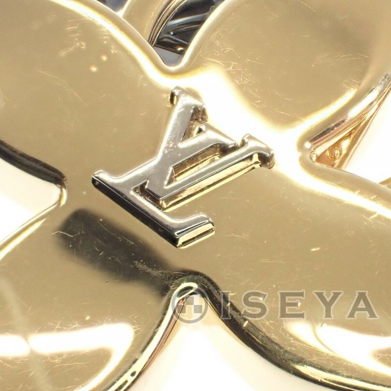 Louis Vuitton Porte Cles Blossom Dream M00355 Key Holder Gold Ladies [AB Rank