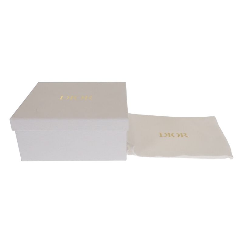 Christian DIOR Detachable Card Holder S5034uwhc_m900 Card Case Calf Black Gold