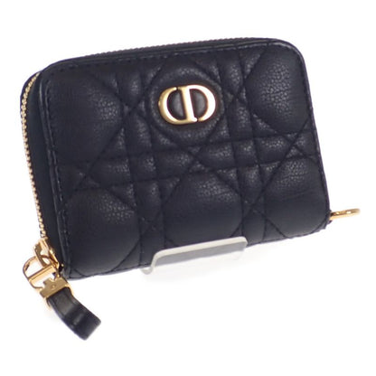 Christian DIOR Detachable Card Holder S5034uwhc_m900 Card Case Calf Black Gold
