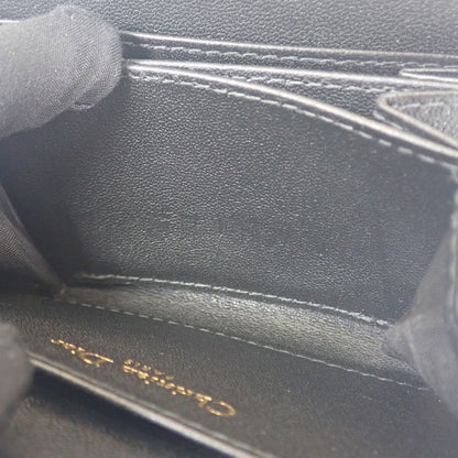 Christian DIOR Detachable Card Holder S5034uwhc_m900 Card Case Calf Black Gold