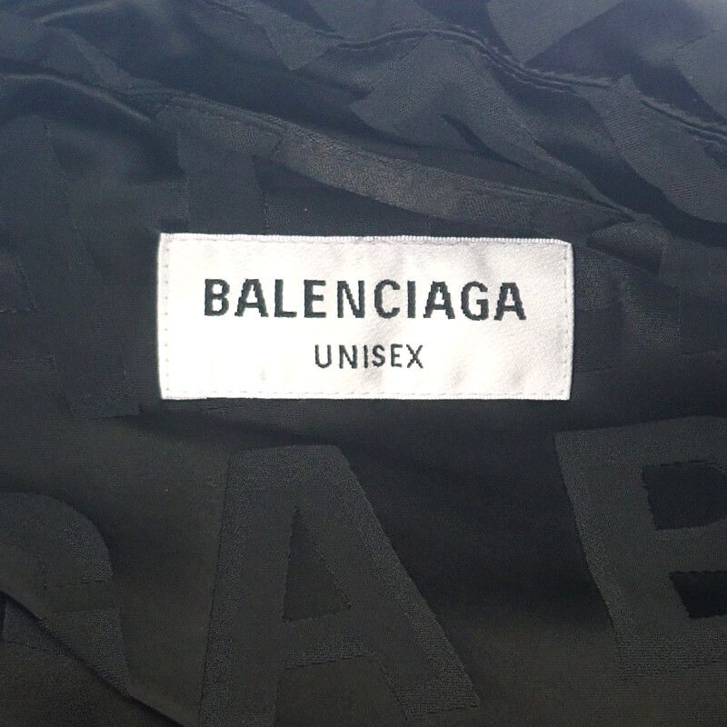 Balenciaga Fluid Jacquard L 671671_tio381_000 Tailored Jacket Polyester Rayon