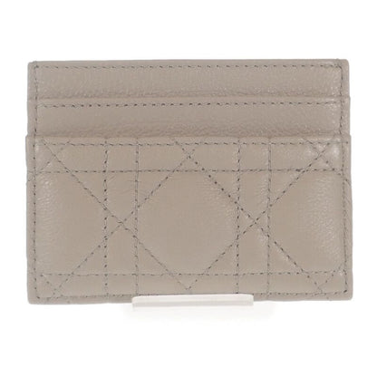 Christian DIOR Card Holder DIOR CARO S5130uwhc_m116 Card Case Calf Beige Gold