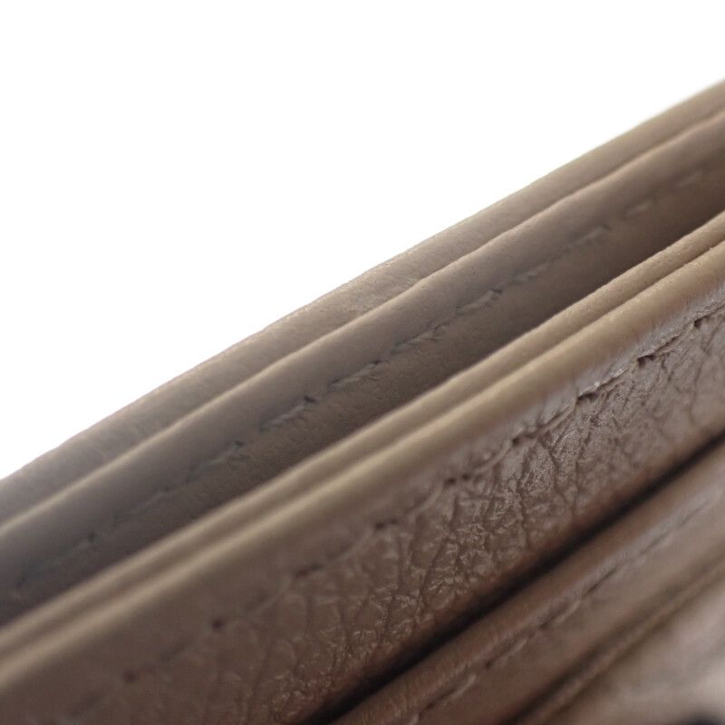 Christian DIOR Card Holder DIOR CARO S5130uwhc_m116 Card Case Calf Beige Gold