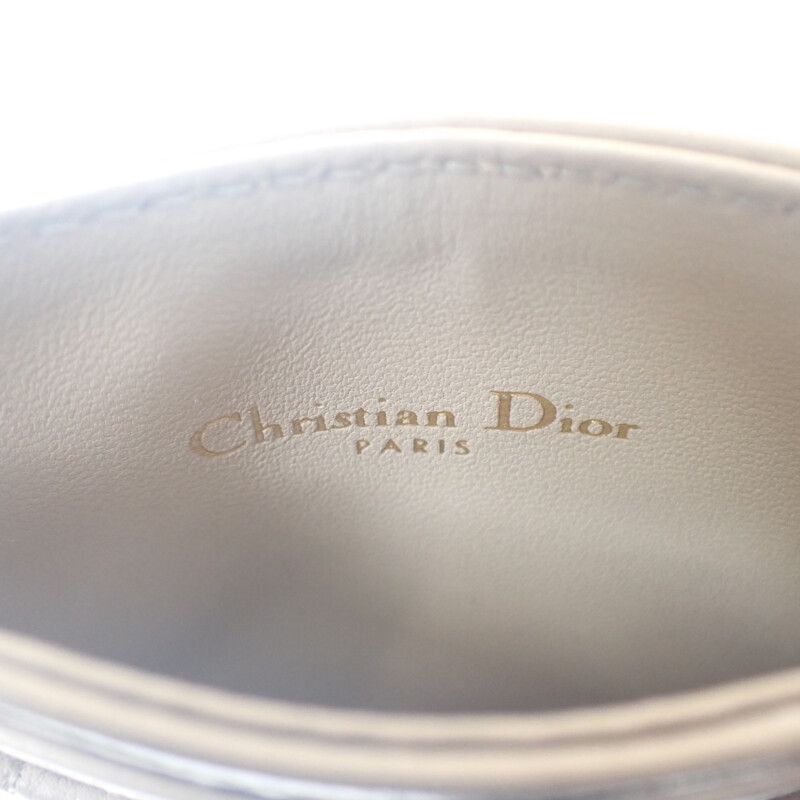 Christian DIOR Card Holder DIOR CARO S5130uwhc_m116 Card Case Calf Beige Gold