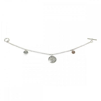 Hermes Ex Libris Breath PM H120440b_00sh Bracelet 18K Pink Gold Silver Ag1000