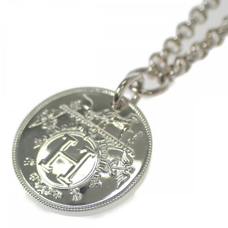 Hermes Ex Libris Breath PM H120440b_00sh Bracelet 18K Pink Gold Silver Ag1000